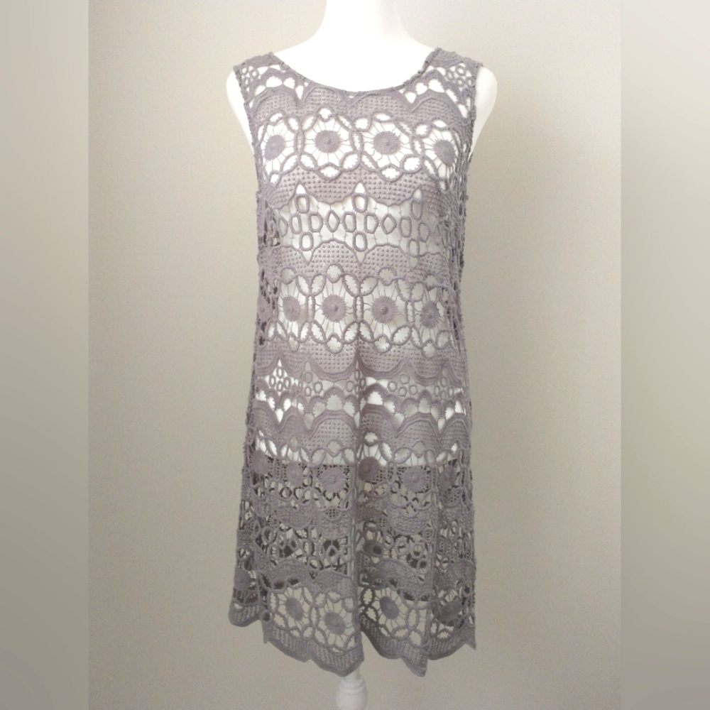 4 Love & Liberty by Johnny Was crocheted lace dress S